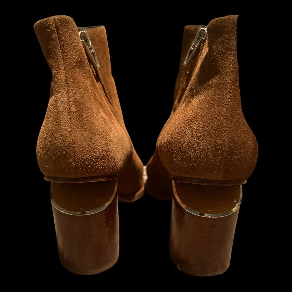 𝅺Alexander Wang Gabi Suede Tilt-Heel Bootie